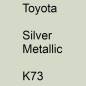 Preview: Toyota, Silver Metallic, K73.